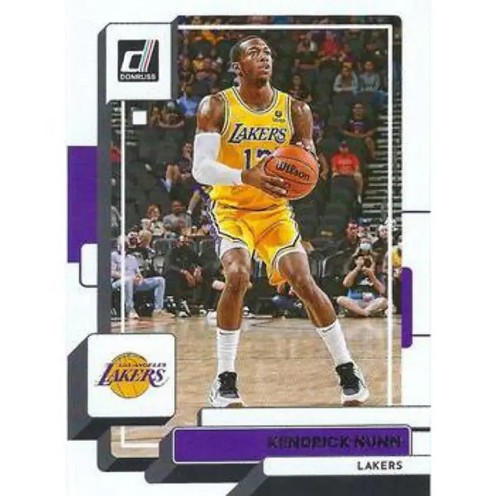 2022-23 Panini Donruss Kendrick Nunn #131 Los Angeles Lakers